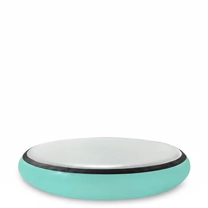Tapis de gymnastique rond gonflable en PVC en gros, tapis de yoga et de Pilates avec sangle de transport, antidérapant, épaisseur 20 mm pour enfants