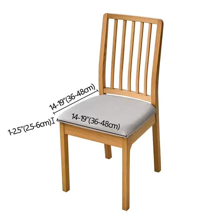 Housse de coussin de chaise imperméable en PU