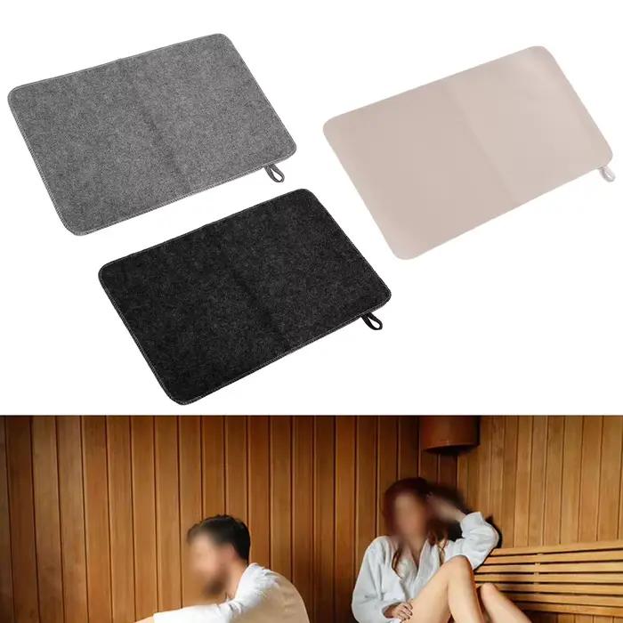 Tapis en feutre absorbant l'eau pour sauna