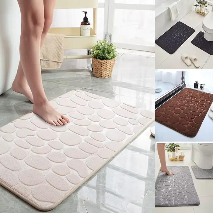 Tapis de sol de salle de bain de grande taille