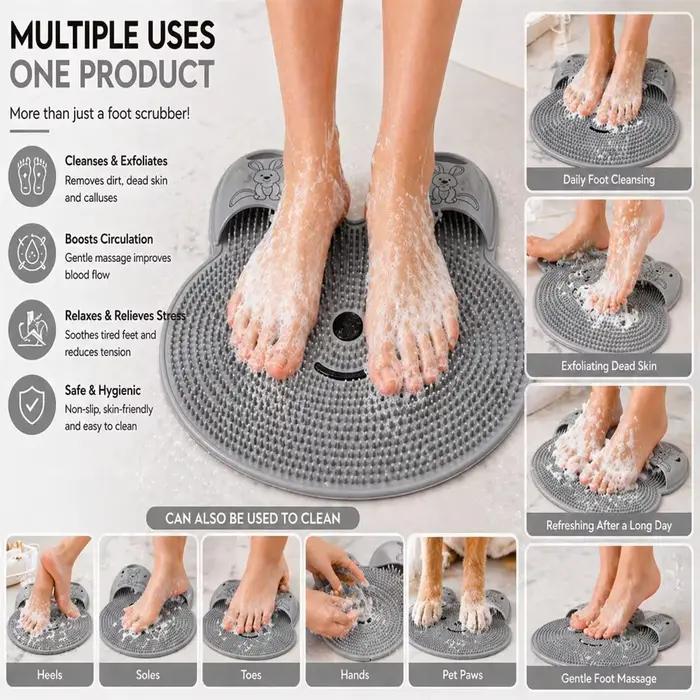 Tapis de bain antidérapant pour massage