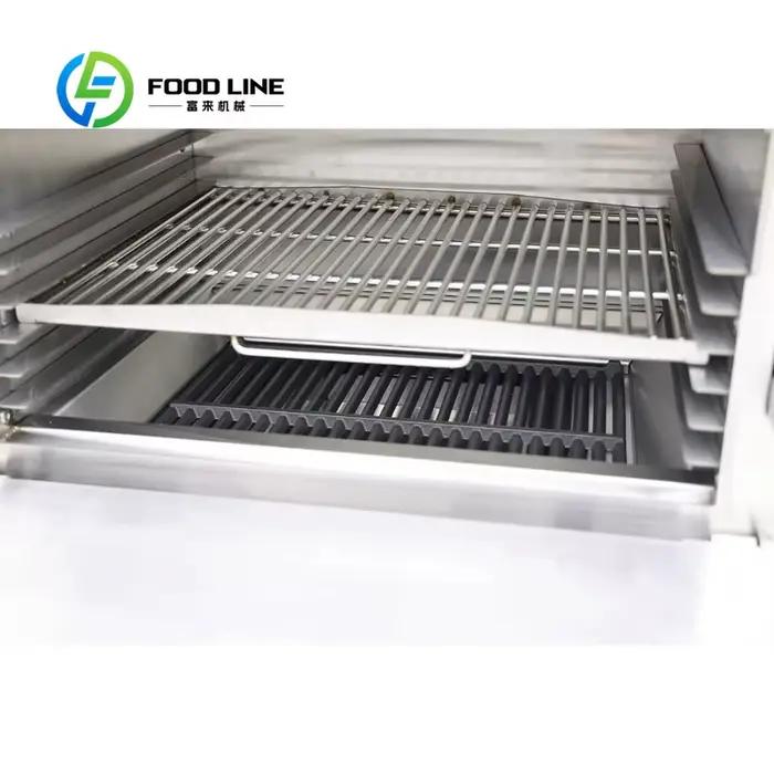 Four à griller les steaks au charbon de bois en acier inoxydable de haute qualité, personnalisé pour les restaurants, les hôtels et les cuisines commerciales