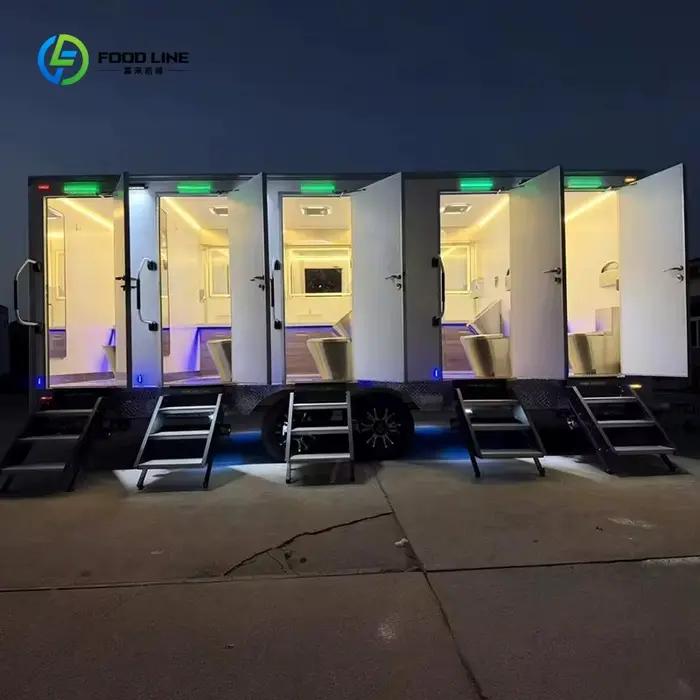 Mini toilette mobile, petite salle de bain portable pour la randonnée, le camping, les activités de plein air, légère, facile à nettoyer, personnalisable