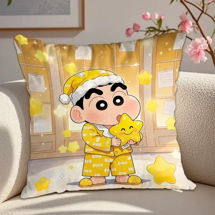 Housse de coussin avec dessins animés Kawaii