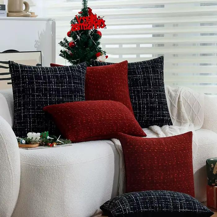 Juste de coussin de Noël pour la décoration de la maison