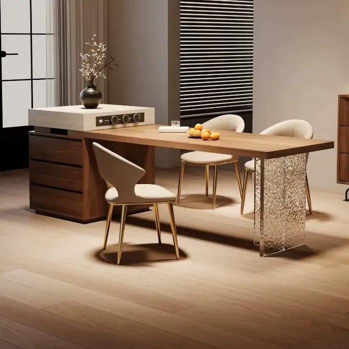 Chaises de salle à manger de luxe confortables de style nordique