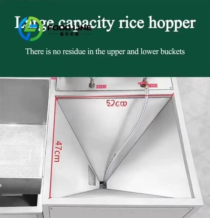 Machine à laver le riz à excellentes performances pour Machine à laver le riz commerciale de 500 kg Machine à laver le riz industrielle