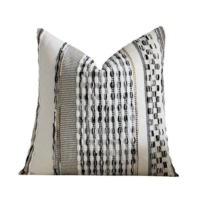 Nouvelle Housse de Coussin Style Bohème 2026 en Chenille Vintage