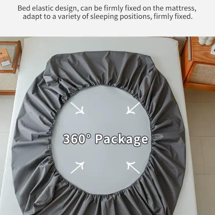 Drap-housse imperméable avec bande élastique à 360°