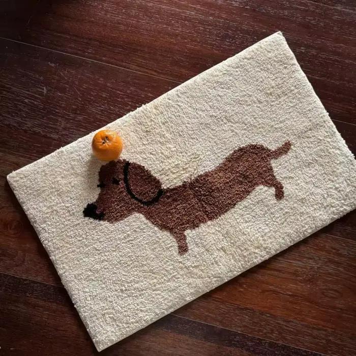 Tapis teckel de dessin animé américain VIKAMA