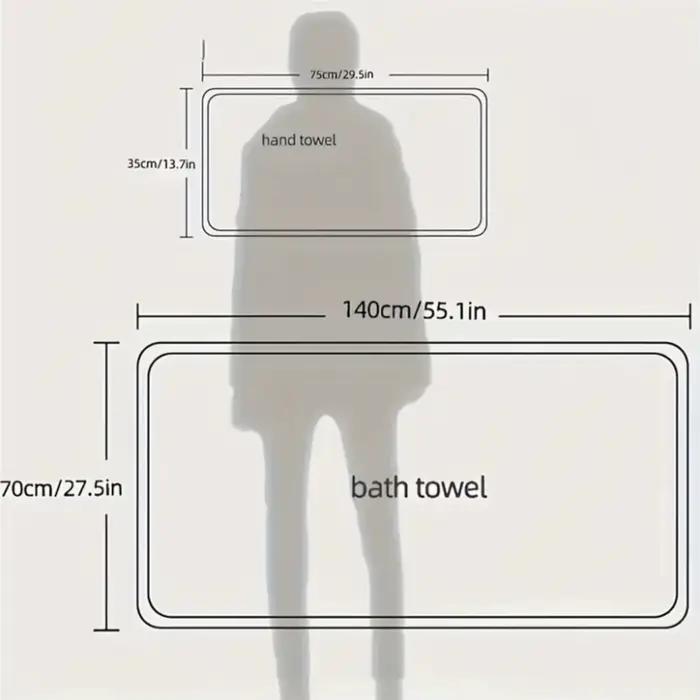 Ensemble de serviettes de bain 70*140cm