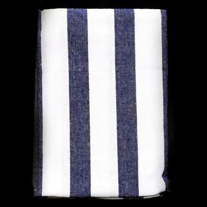 M12K-6Piece haute qualité bleu blanc Plaid rayé serviette de thé