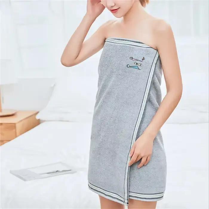 Grande serviette de bain épaisse 100% coton