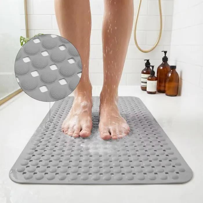 Tapis de bain antidérapant doux et lavable en machine