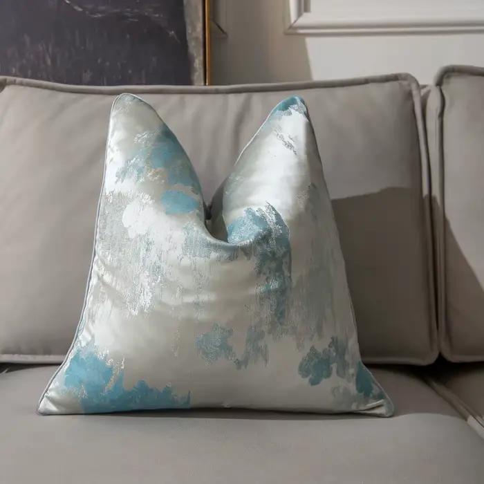 Housse de coussin géométrique de luxe