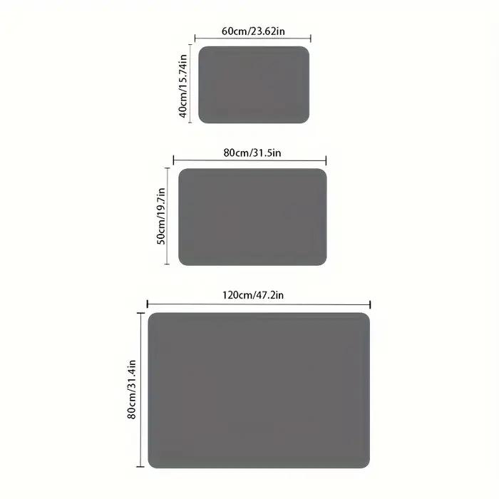 Tapis de sol 2D plat à 3 trous