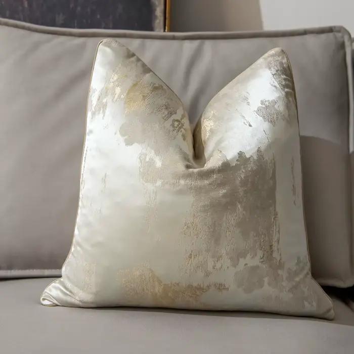Housse de coussin géométrique de luxe