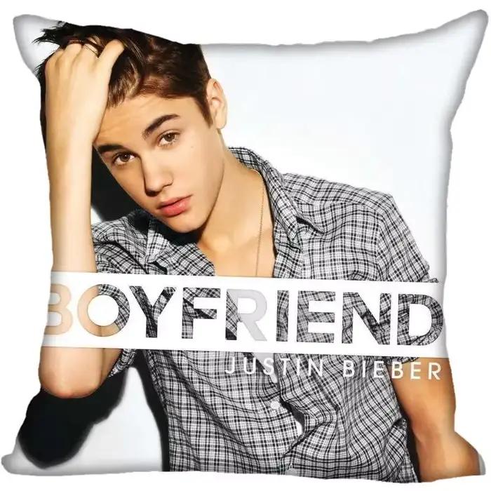 Taie d'oreiller décorative Justin Bieber pour salon