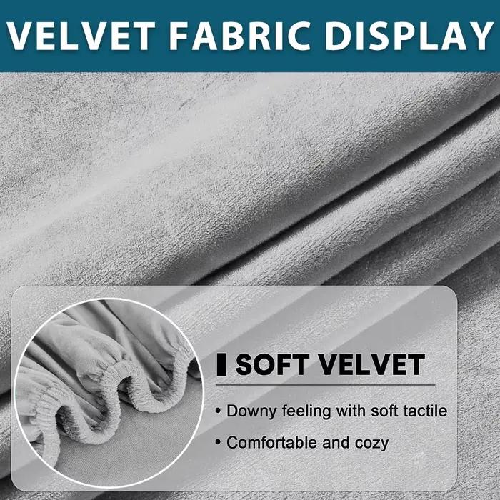 Housses de coussin de canapé en velours pour salon