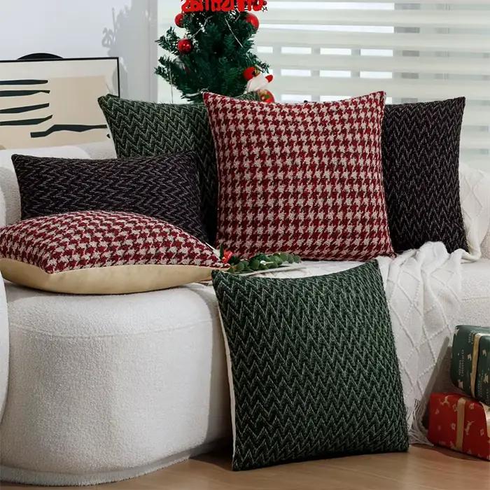 Juste de coussin géométrique rétro