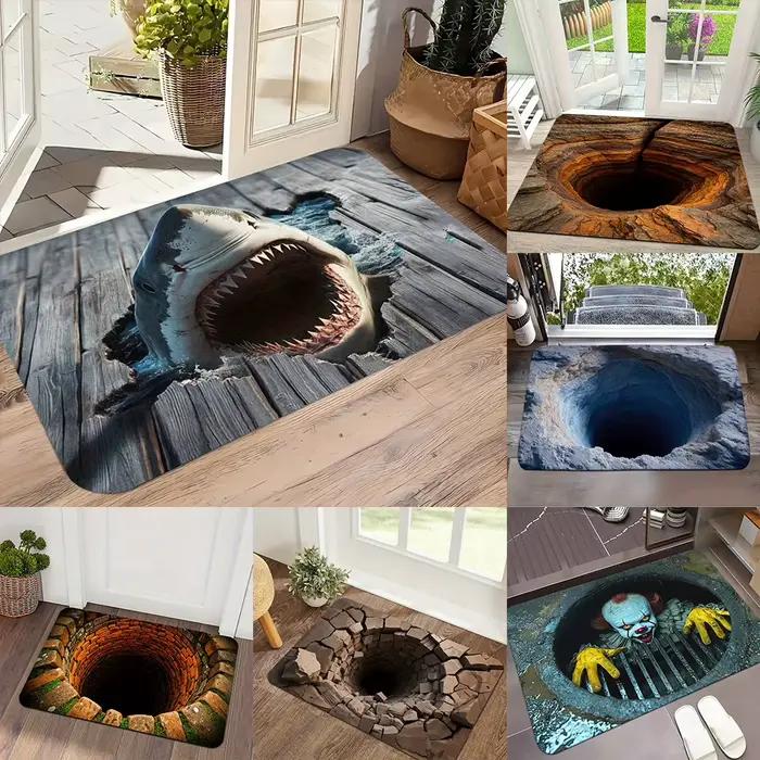 Tapis de sol 2D plat à 3 trous