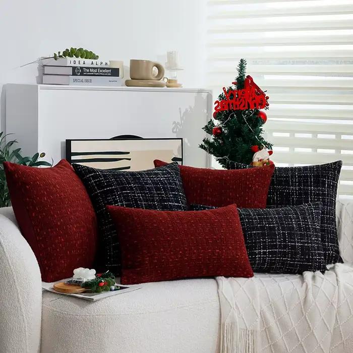 Juste de coussin de Noël pour la décoration de la maison