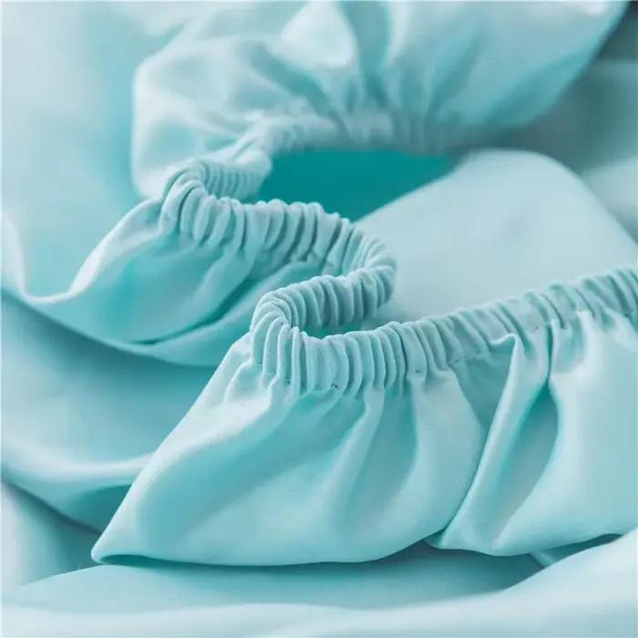 Drap-housse élastique en Satin doux et soyeux