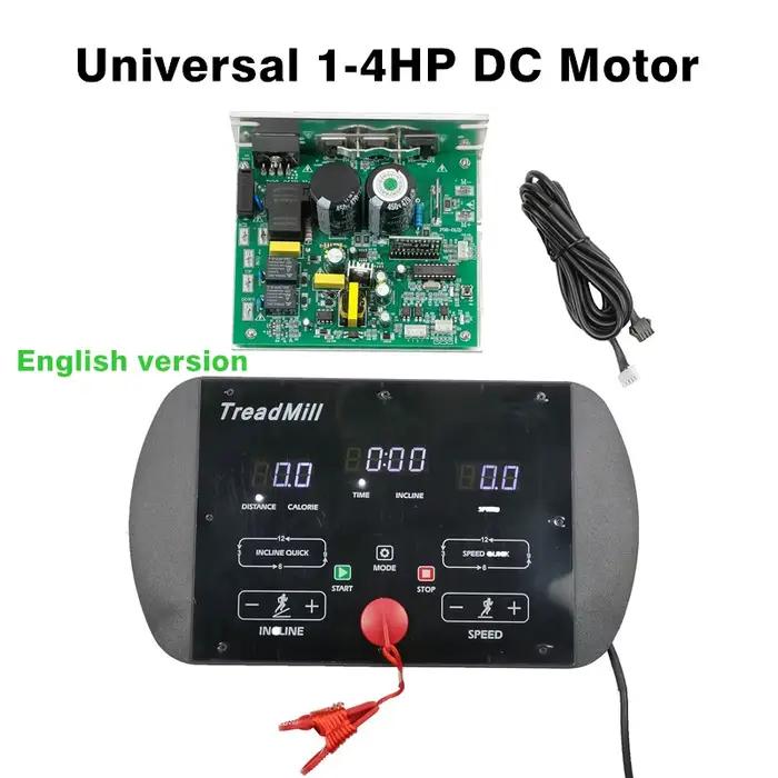 Circuit imprimé universel pour tapis roulant, affichage de la Console du tapis roulant, contrôleur de carte de commande du moteur du tapis roulant, moteur 1HP-2.0HP/1HP-4.0HP