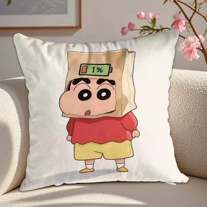 Housse de coussin avec dessins animés Kawaii