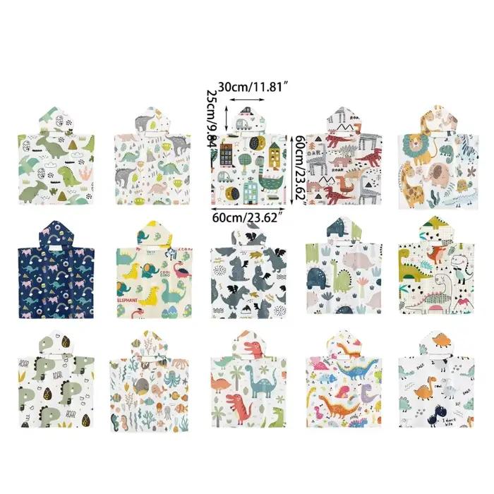 Poncho à Capuche pour Enfant