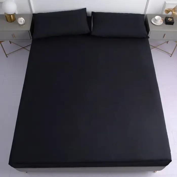 Drap-housse noir imperméable