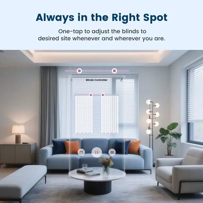 GIRIER – moteur de rideau intelligent, WiFi, moteur de pare-soleil motorisé pour stores, fonctionne avec Alexa Google Home Assistant, prend en charge l'application Tuya