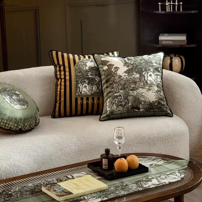 Housse de coussin Green Jungle Wild Life