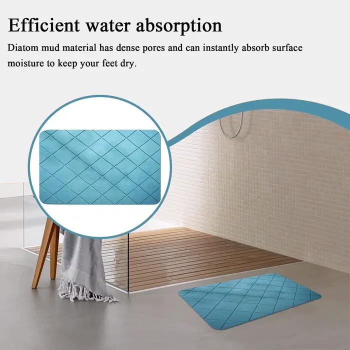 Tapis de bain antidérapant en pierre de Diatomite