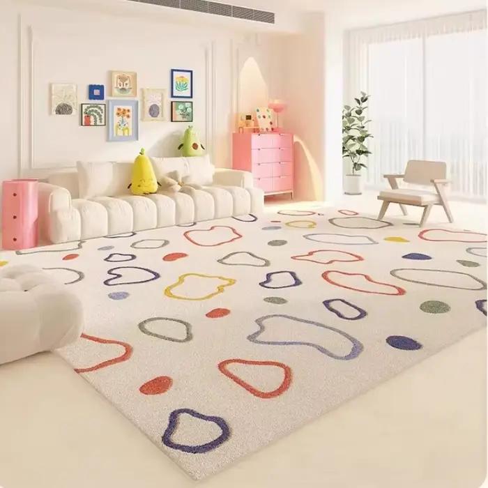 Tapis couleur Dopamine pour chambre à coucher
