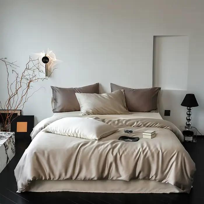 Parure de lit de luxe en Lyocell massif