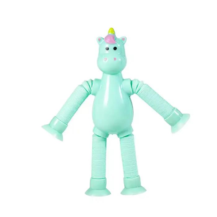 Jouets à ventouse licorne, Tubes Pop extensibles, soulagement du Stress, décompression, jouets sensoriels, prix de carnaval pour garçons et filles