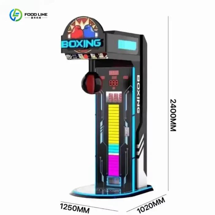 Machine d'arcade de boxe électronique interactive personnalisée, à monnayeur, nouveau design, console de jeu sportive d'intérieur pour salle d'arcade