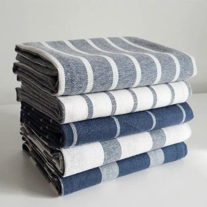 Serviettes queNappers grill lavables, 100% coton, douces, durables, idéales pour les fêtes de ferme, automne, Thanksgiving et Noël, 46x70cm, 5 pièces