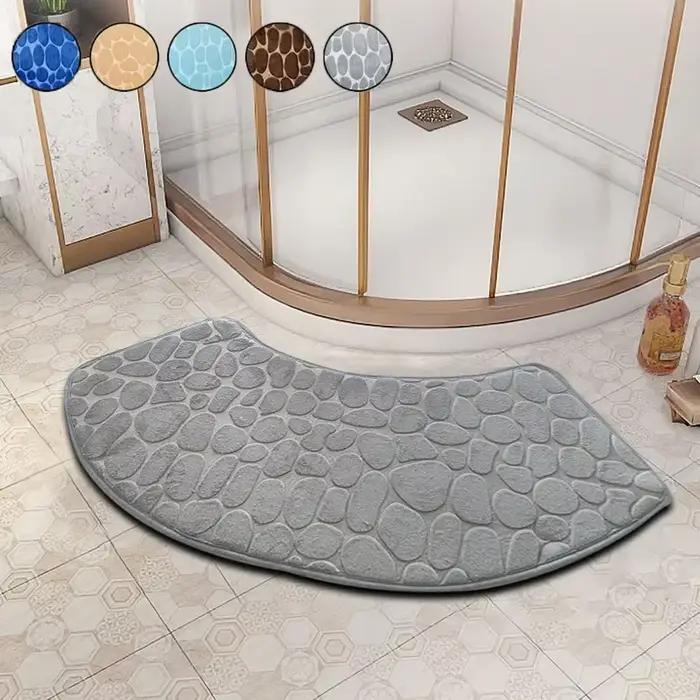 Tapis de sol de salle de bain en relief