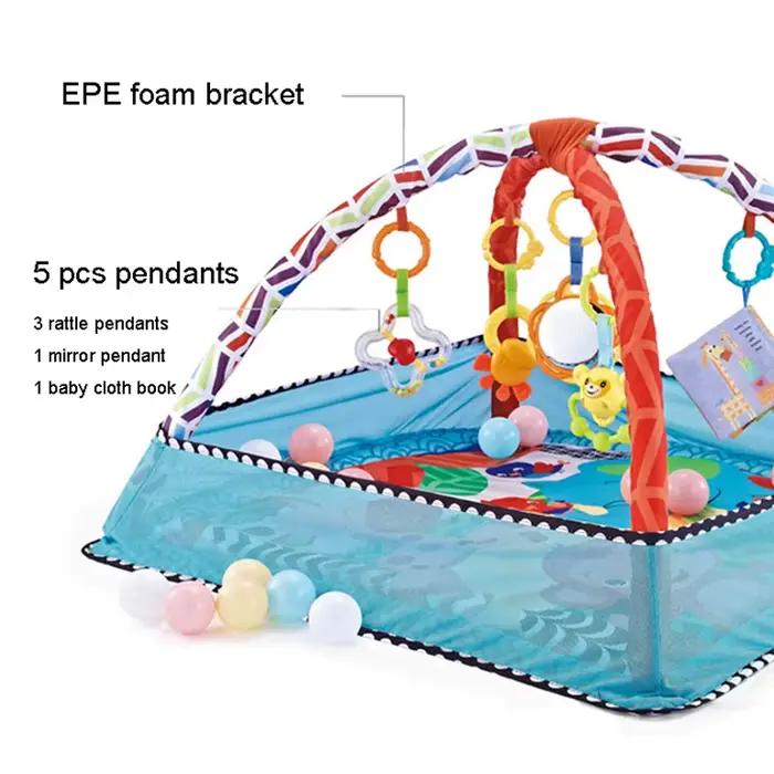 Cadre de Fitness pour bébé, tapis de jeu pour enfants, couverture rampante, tapis de jeu pour nourrissons, cadeau pour enfants, tapis de gymnastique d'activité, jouets pour enfants