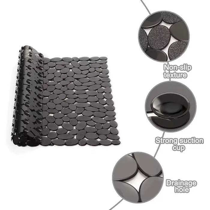 Tapis de bain galets antidérapant
