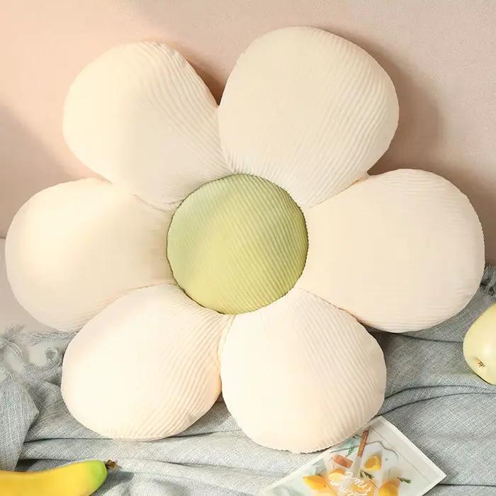 6 Styles d'oreillers de tournesol, petites coussins de marguerite, pétales de fleurs, cadeaux d'anniversaire mignons, décorations pour la maison, chambre à coucher, fournitures de bureau, 40cm