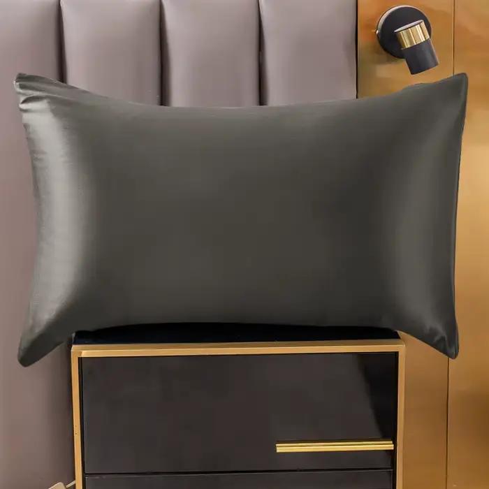 Taie d'oreiller décorative de luxe solide