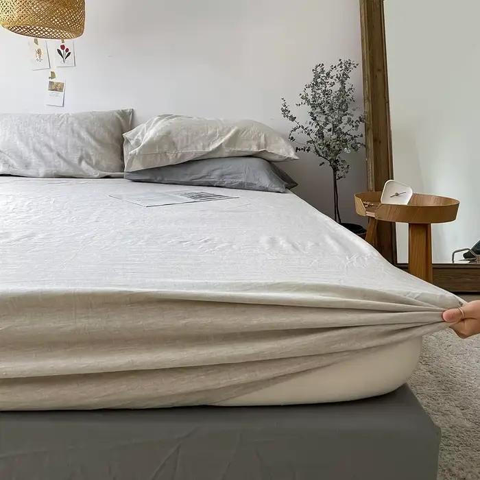 Drap-housse 100% lin (1 pièce)
