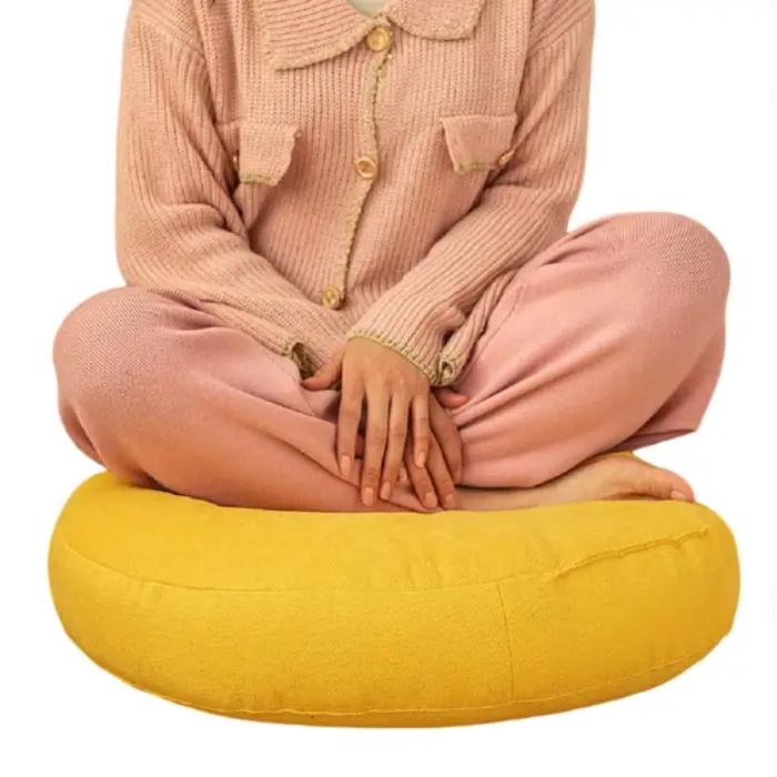 Coussin de sol épais pour méditation