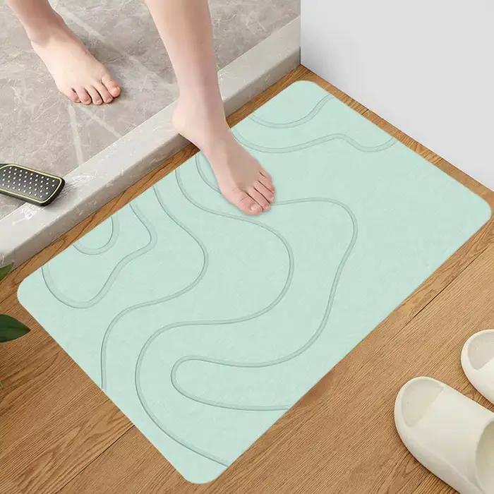 Tapis de salle de bain Super absorbant et antidérapant