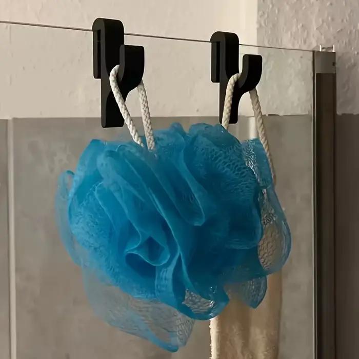 Crochet porte-serviettes 3D pour portes de douche en verre de 8 mm
