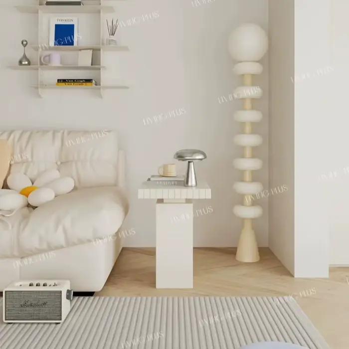 Petite table basse rose