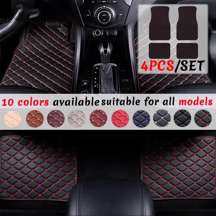 Tapis de sol de voiture pour cristaux, ensemble complet étanche, tapis de voiture C-Elysee, C1 C2 C3 C4 C5 C6 Ds3 Ds4 Ds5 Ds7, 4 pièces
